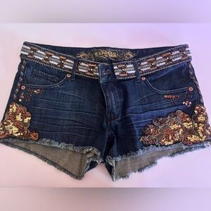 Express Embellished shorts